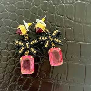 Loren Hope drop bow earrings.